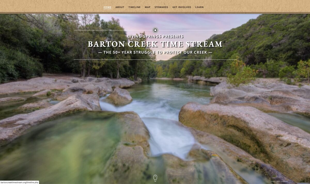 Barton Creek Time Stream